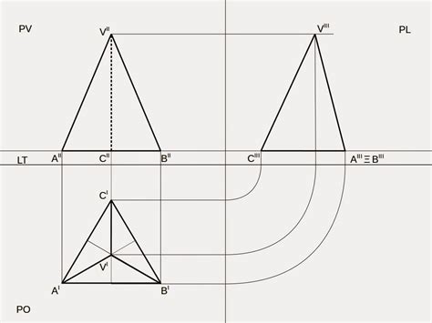 La Mia Tecnica Proiezioni Ortogonali Di Una Piramide Con Base Un