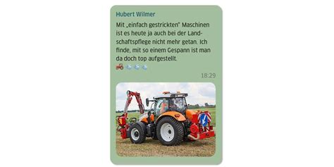 Profis im Gespräch Kommunalarbeiten mit dem Traktor