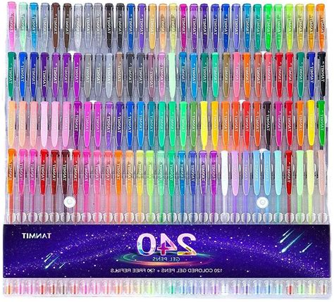 240 Gel Pens Markers For Adults Kids Coloring