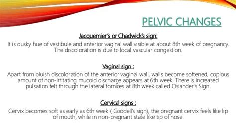 Osiander Sign In Pregnancy Definition : Signs of pregnancy | hegar |osiander | chadwick ...