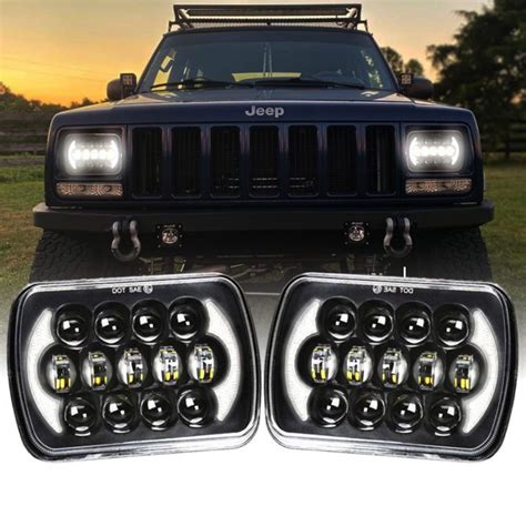 Doxmall Led Headlight Daytime Running Headlamp For Jeep Wrangler