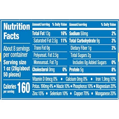 Planters Lightly Salted Cashew Halves Pieces Oz