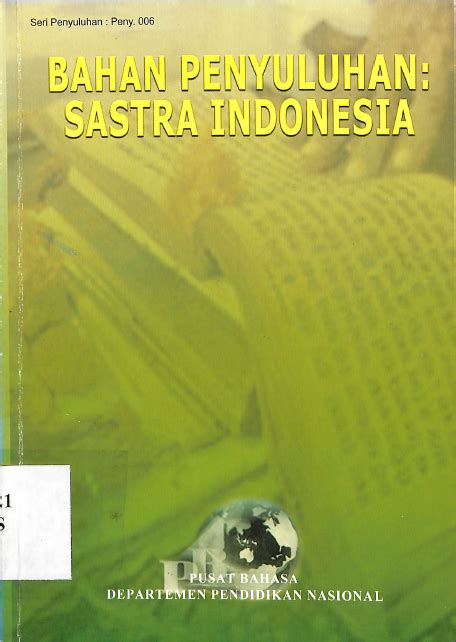 Perpustakaan Balai Bahasa Jawa Tengah Bahan Penyuluhan Sastra Indonesia