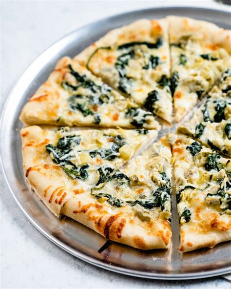 Spinach Artichoke Pizza A Couple Cooks