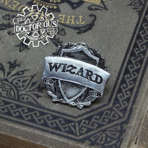 Wizard Class Badge Rpg Character Class Pin Handcrafted Etsy