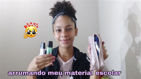 ARRUMANDO MEU MATERIAL ESCOLAR 2020 YouTube