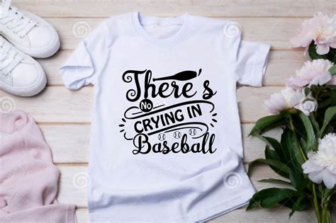 Theres No Crying In Baseball Svg Graphic By Crafted Wonders · Creative