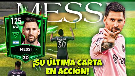 LA ÚLTIMA CARTA de MESSI en FIFA MOBILE DE OTRO MUNDO YouTube