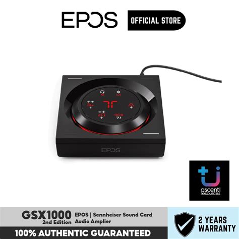 Epos Sennheiser Gsx Nd Edition External Sound Card With Epos