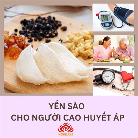 Yến sào cho người cao huyết áp công dụng liều dùng 2025