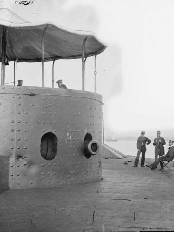 Monitor Turret Closeup Battle Naval History Battleship