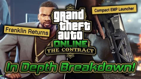 Gta Online The Contract Dlc In Depth Breakdown New Weapons