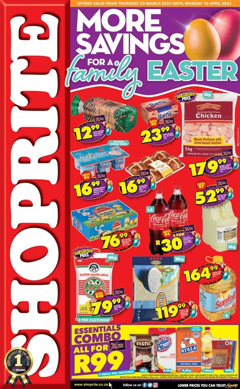 Shoprite Promotional Leaflet Easter Valid From 23 03 To 10 04