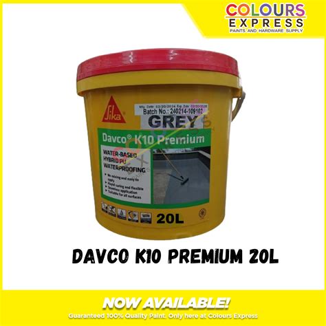 Davco K Premium Gray Waterbased Hybrid Pu Waterproofing L Lazada Ph