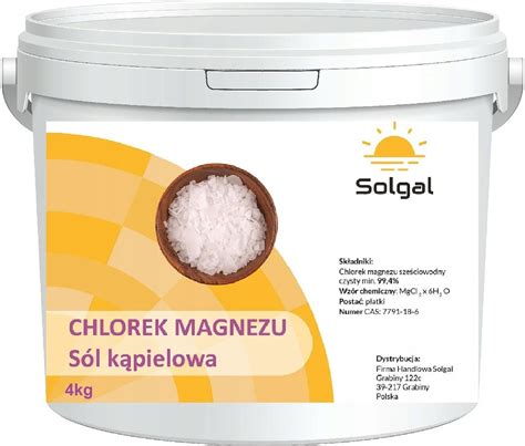 Preparat Medycyny Naturalnej Solgal Chlorek Magnezu S L K Pielowa Kg