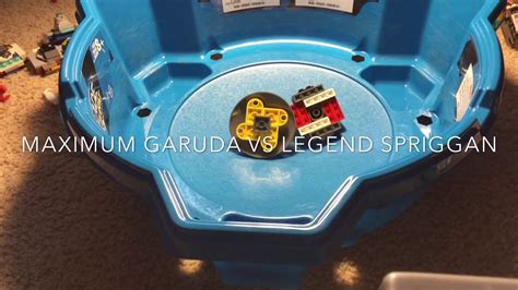 Legend Spriggan Vs Maximum Garuda ~ Lego Beyblade Battle Youtube