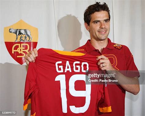 Roma Unveils New Player Fernando Ruben Gago Photos And Premium High Res Pictures Getty Images