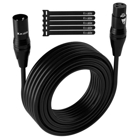 Xlr Microphone Cable 35 Feet 3 Pin Shielded Balanced