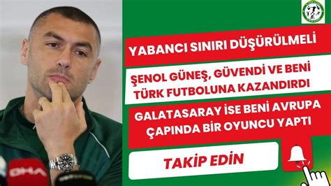 Burak Yılmaz Teknik direktör olmak istiyorum hayalimde büyük bir