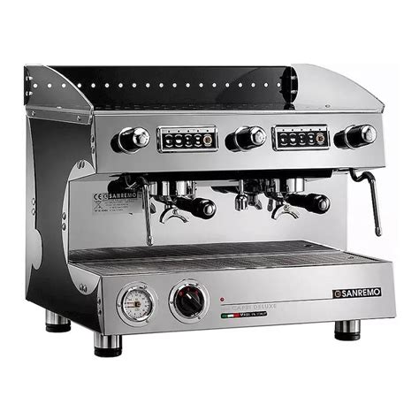 Sanremo Capri SED DLX автомат 2 группы чёрная Coffeefine ru