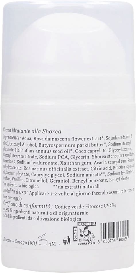 Fitocose Shorea Moisturizing Cream Ml Ecco Verde Online Shop