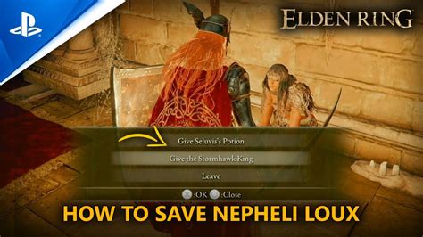 ELDEN RING Nepheli Loux Questline How To Save Nepheli Where To