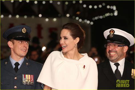 Angelina Jolie Supports Her Star Jack O'Connell at 'Unbroken' UK ...