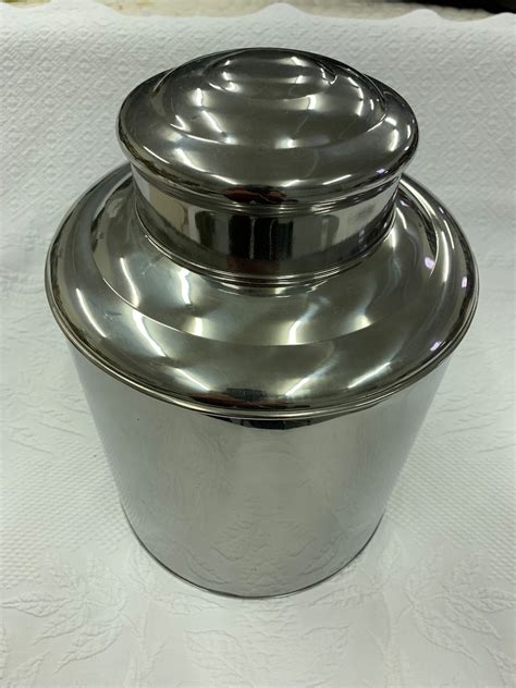 Large Stainless Steel Storage Container. Great for Kitchen and Pantry ...