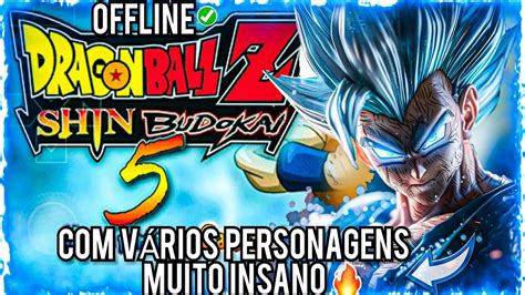 SAIU DRAGON BALL SHIN BUDOKAI 5 MOD SUPER LEVE OFFLINE QUALQUER