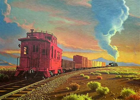 The Red Caboose Painting At Explore Collection Of