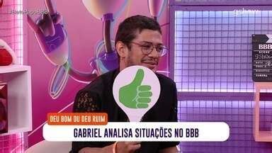 Assistir Bate Papo BBB 23 Gabriel Santana analisa situações no BBB 23