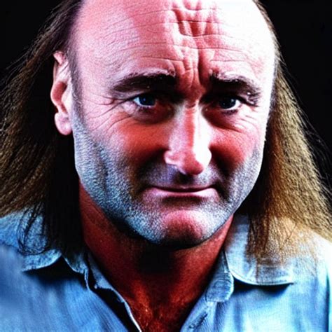 Krea Ai Phil Collins With A Mullet Crying And Stomping Hi