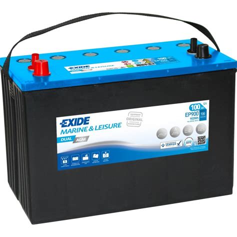 Batterie EXIDE DUAL AGM EP900 900WH 12V 100AH 330x173x240