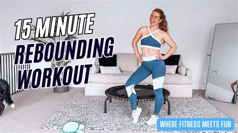 15 Minute Low Impact Rebounder Hiit Workout Fun Fitness With Jumpandjacked Youtube