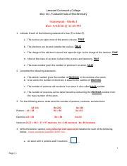 Homework Week 4 Questions 1 Docx Leeward Community College Bioc 141