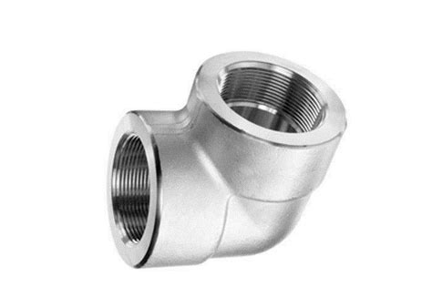 Threaded Npt Steel Pipe Elbow Astm A182 F304 304l 1 Inch Size High