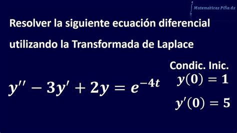 Formulario Transformada De Laplace 2022 Ecuaciones Diferenciales Y