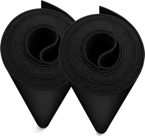 Mearcooh 2 Pack Large Eva Foam Sheets Black 1mm Eva Foam