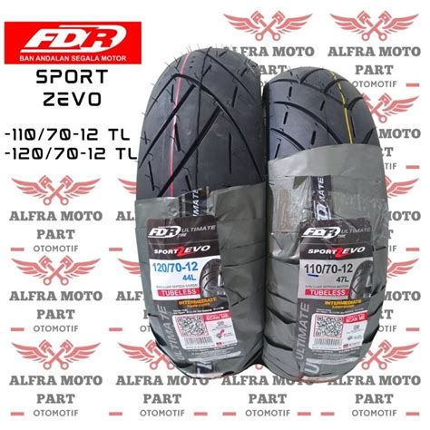 Jual Ban Luar Ring Fdr Sport Zevo Harga Satuan Tubeless Berbagai