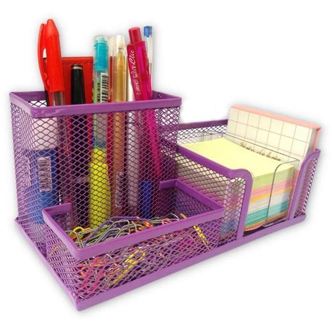 Porta Treco Escritorio - Porta Treco com 3 Partes para Escritório Roxo | MadeiraMadeira