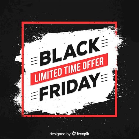 Free Vector | Black friday sale banner