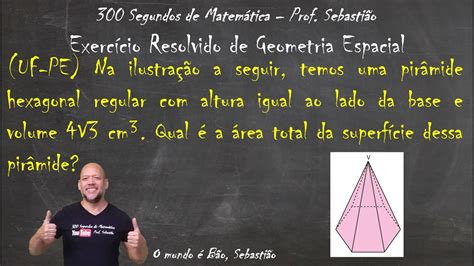 Geometria Espacial Poliedros Exerc Cio Qual A Rea Total Da