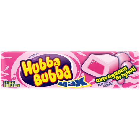 Hubba Bubba Max Original Bubble Gum 5 Piece Pack Hubba Bubba