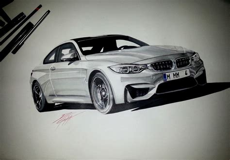 BMW M4 Drawing by DOM-G92 on DeviantArt