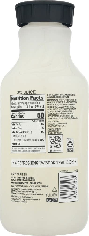 Minute Maid Juice Pineapple Horchata 52 Oz Shipt