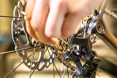 Mechanische Rennrad Schaltung Umwerfer Einstellen Shimano Road