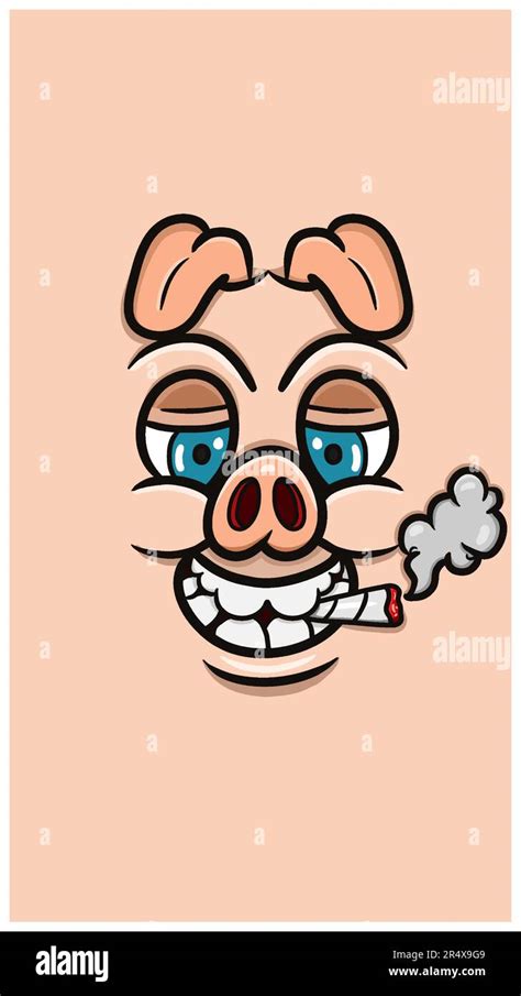 Cartoon Pig Face Clip Art