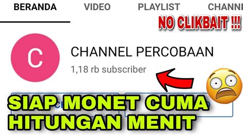 Ribu Sub Cuma Hitungan Menit No Clikbait Cara Menambah