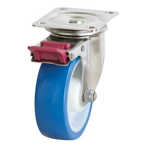 150mm Reb Poly Wheel 300kg Capacity Castor S6144B Richmond Rolling