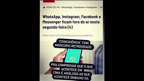 ATENÇÃO redes sociais fora do ar desta vez deve durar mais tempo